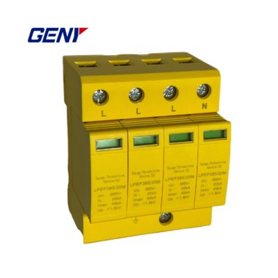 ราคาดี LPEP 385/20M Series Surge Protective Device with 385V Max Continuous Voltage 35mm Rail Mounting and Up≤1.8kV Protection Level ออนไลน์